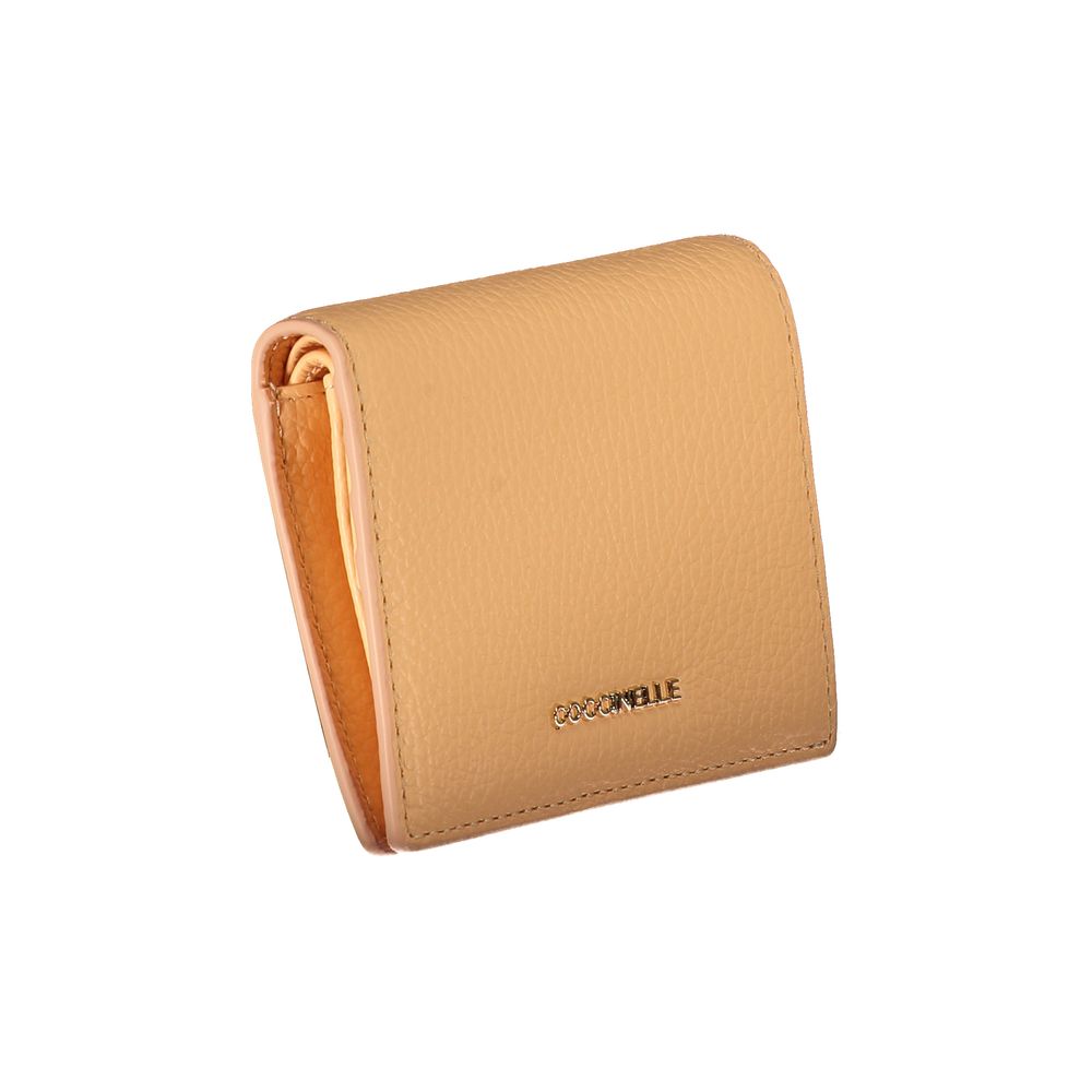 Orange Leather Wallet