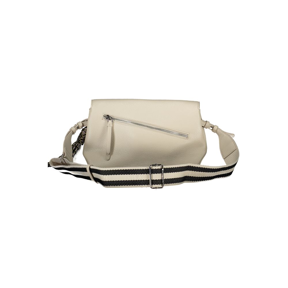 Beige Polyethylene Handbag