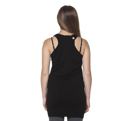 Black Polyester Tops & T-Shirt