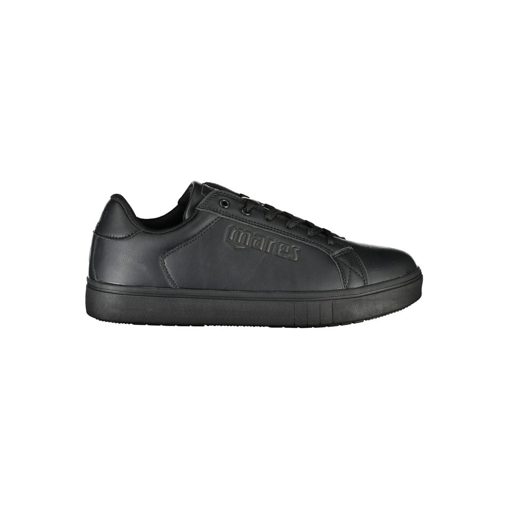 Black Polyester Sneaker