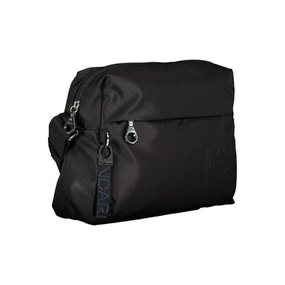 Black Polyester Handbag