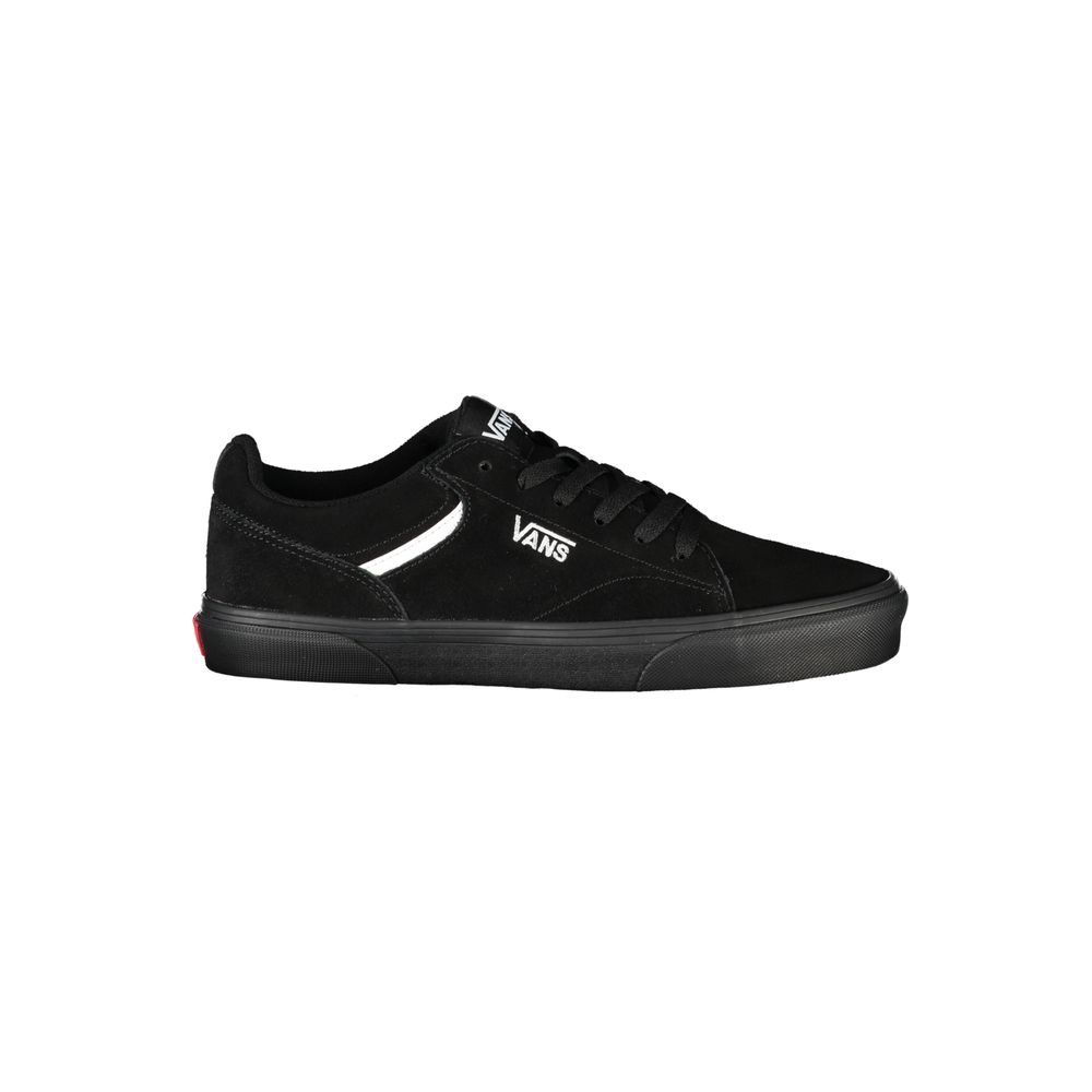 Black Polyester Sneaker