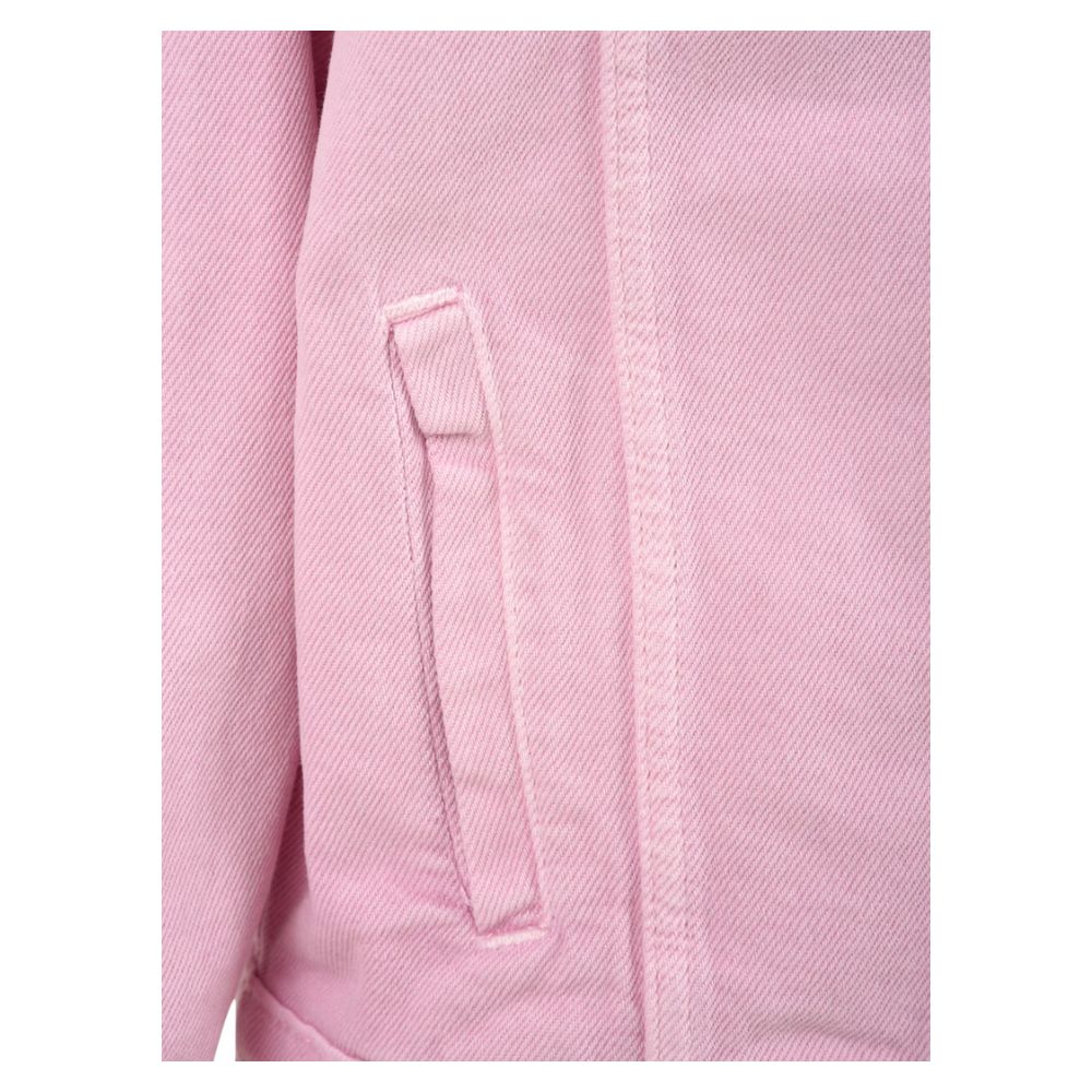 Pink Cotton Jackets & Coat