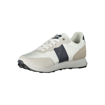 White Polyester Sneaker