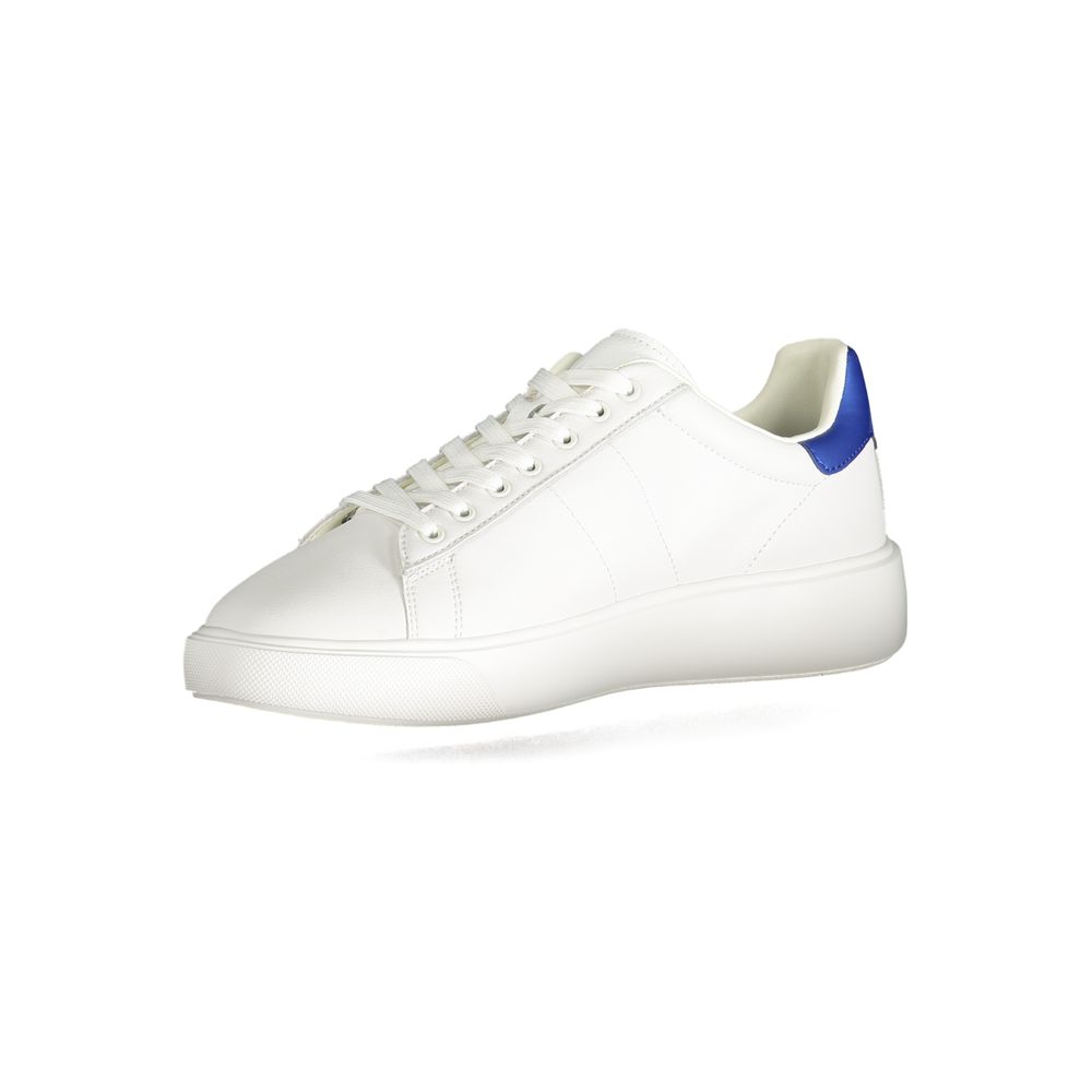 White Polyester Sneaker