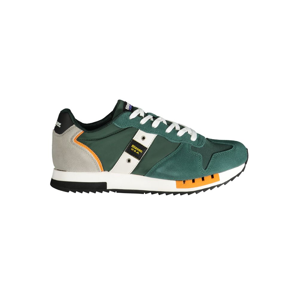 Green Polyester Sneaker