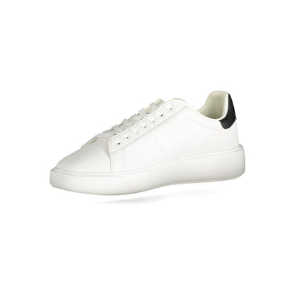 White Polyester Sneaker