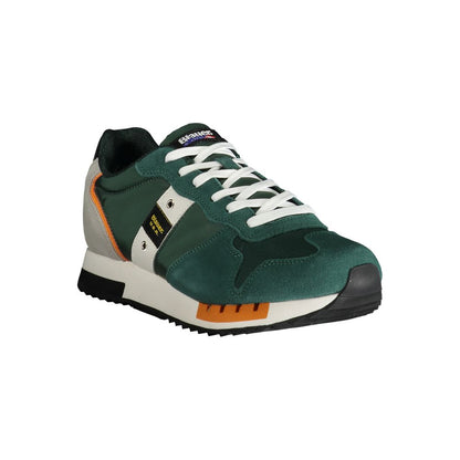 Green Polyester Sneaker