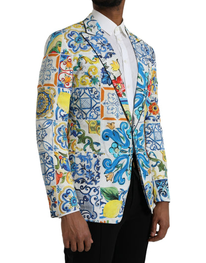 Multicolor Majolica TAORMINA Single Breasted Blazer