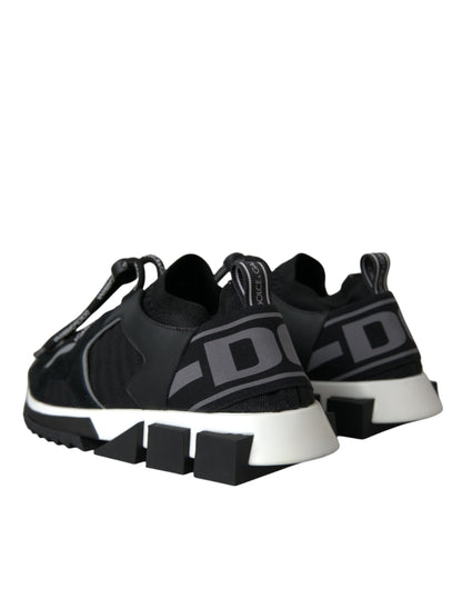 Black Mesh Sorrento Trekking Sneakers Shoes