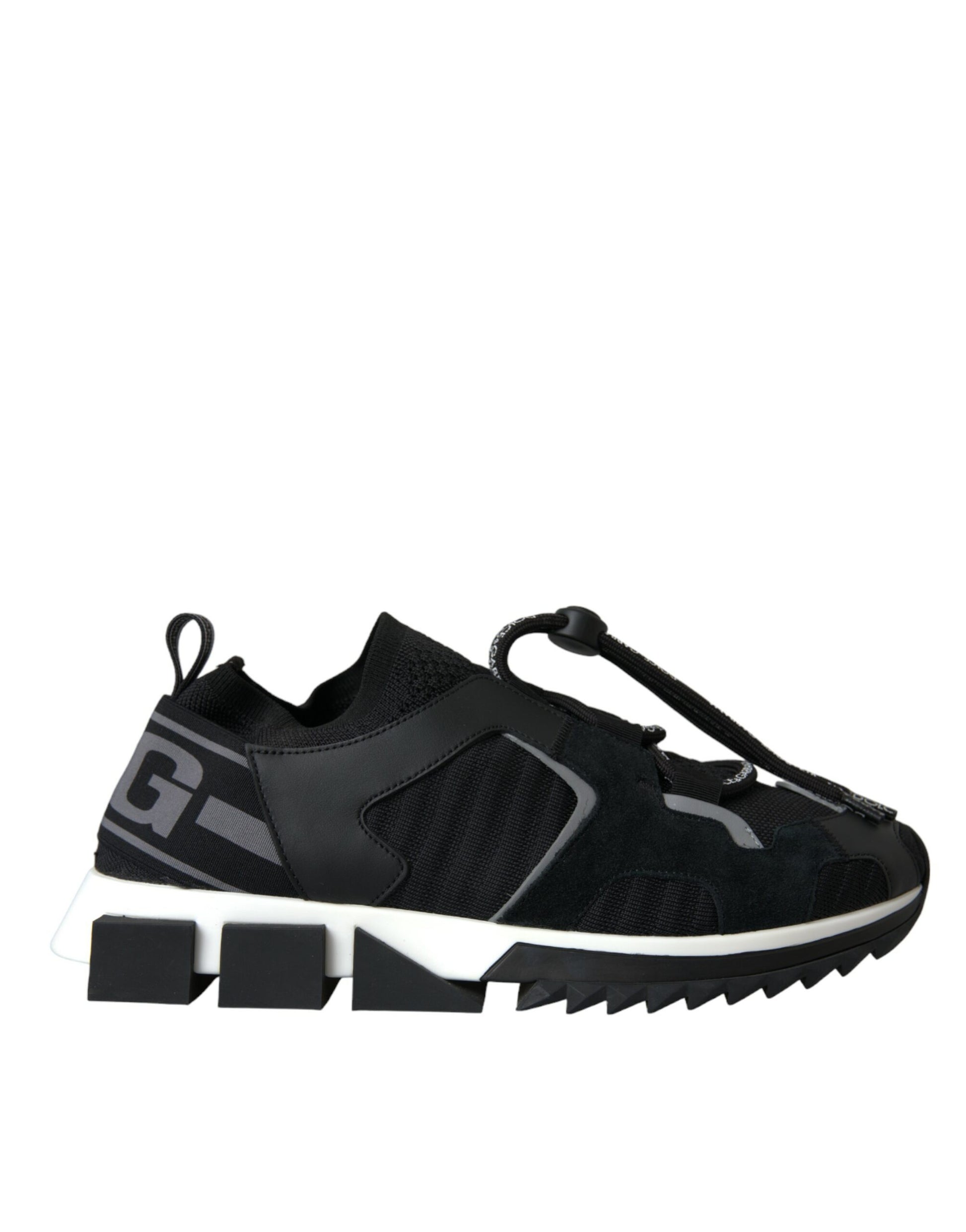 Black Mesh Sorrento Trekking Sneakers Shoes