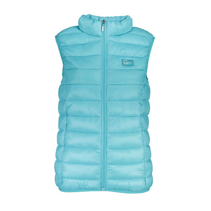 Light Blue Polyamide Jackets & Coat