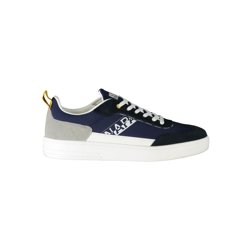 Blue Polyester Sneaker