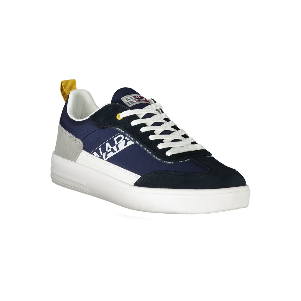 Blue Polyester Sneaker