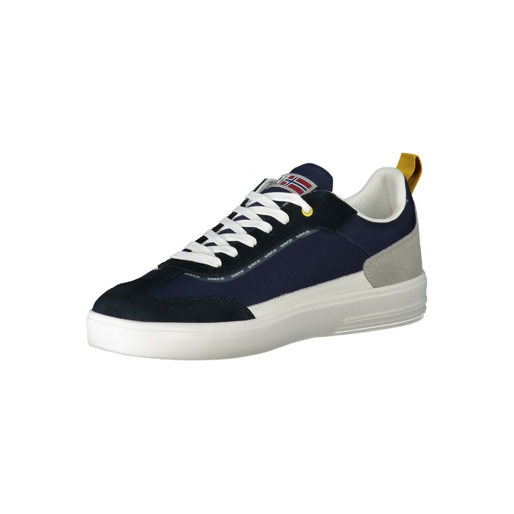 Blue Polyester Sneaker