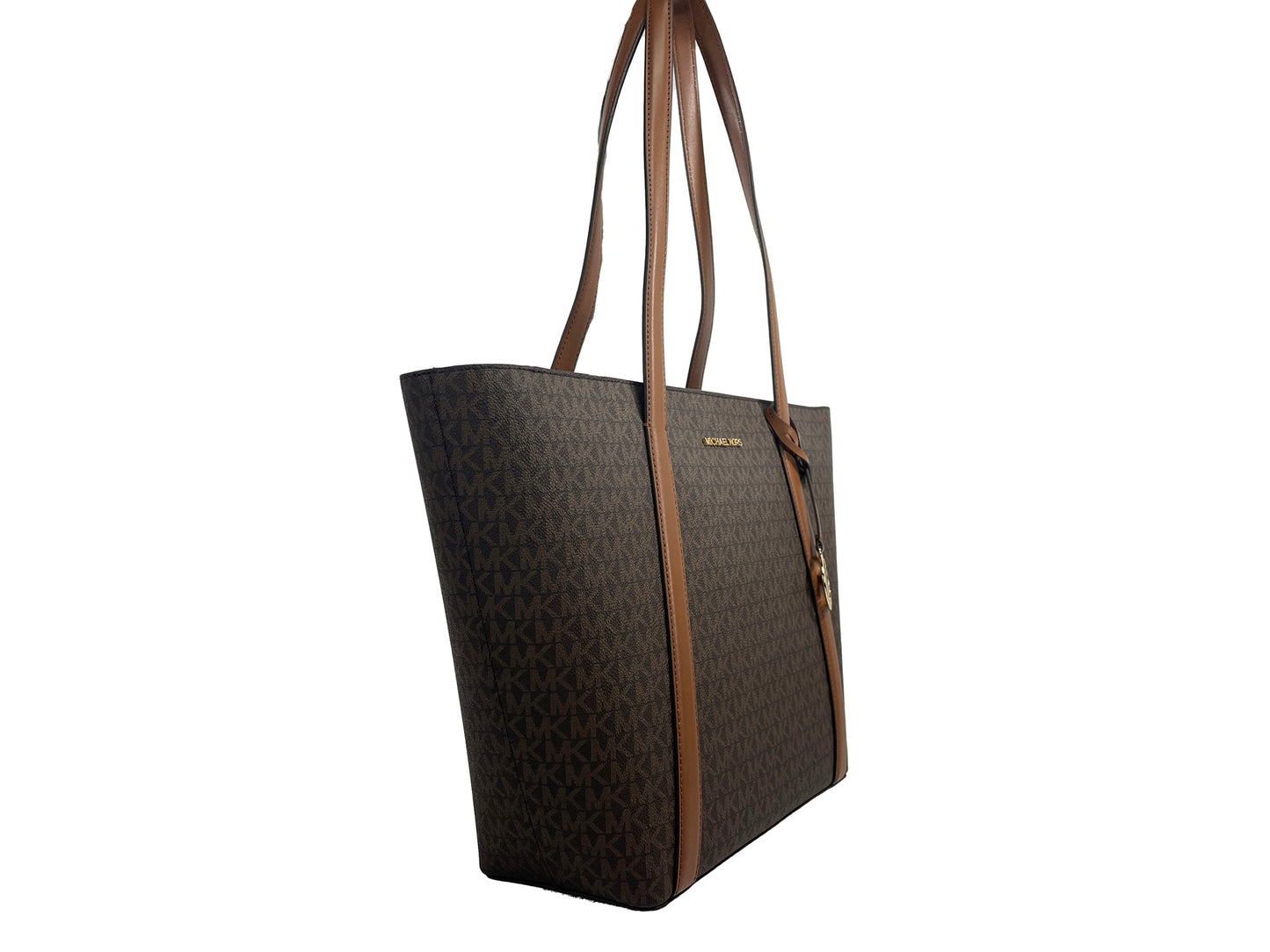 Large Pratt Brown Shoulder Zip Tote Bag