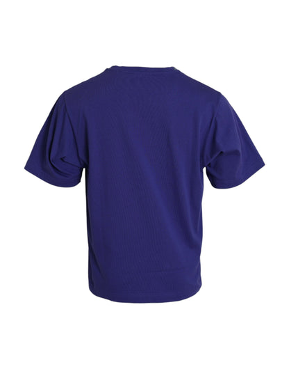 Royal Blue Logo Crew Neck Short Sleeve T-shirt