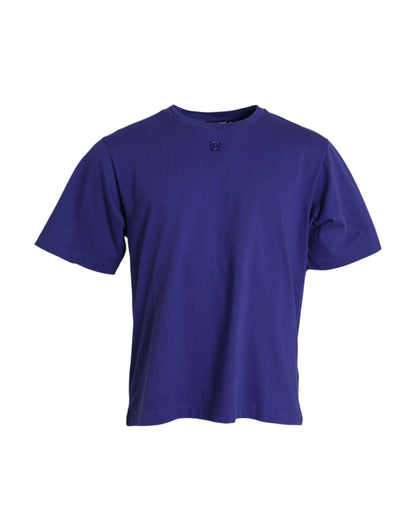 Royal Blue Logo Crew Neck Short Sleeve T-shirt