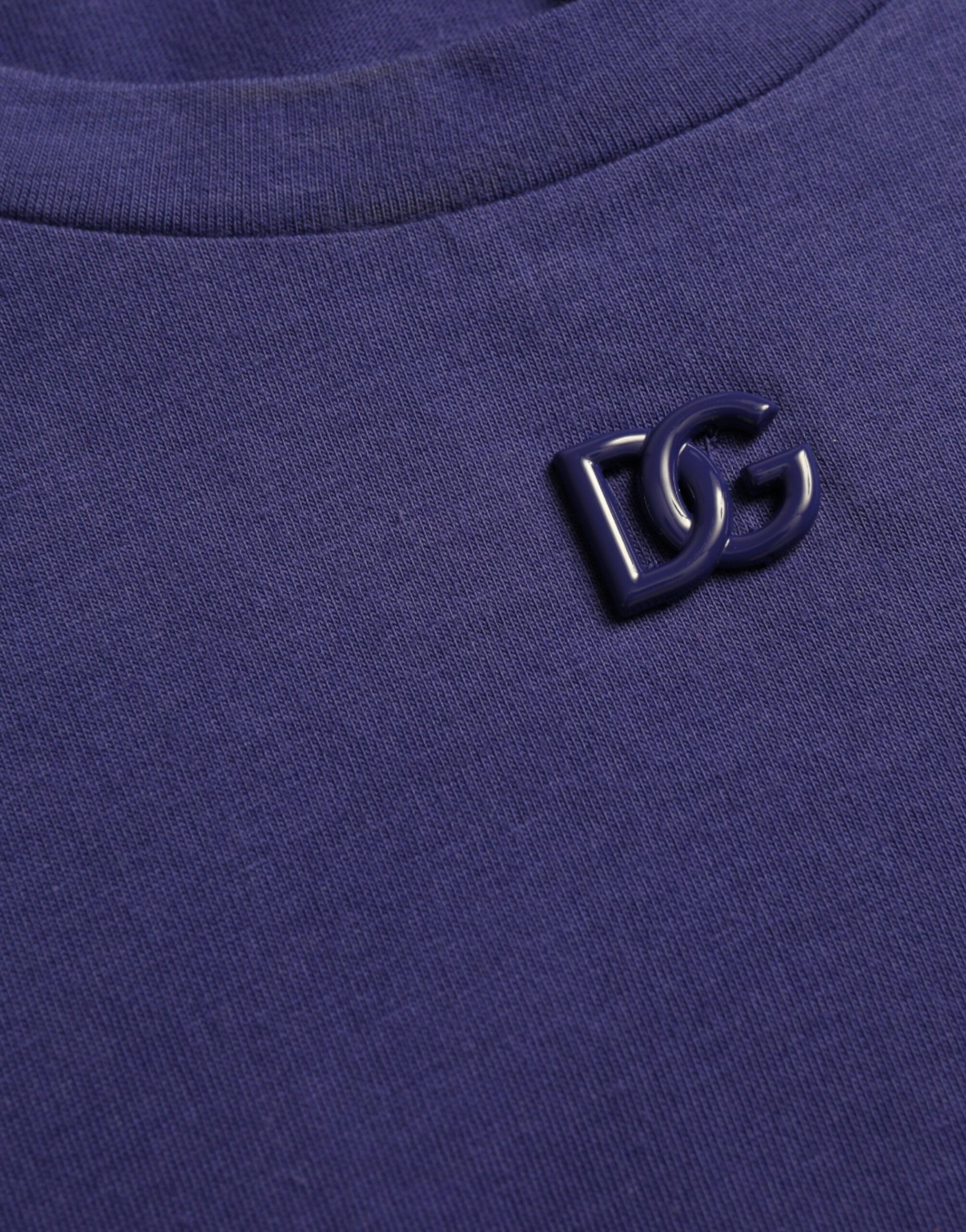 Royal Blue Logo Crew Neck Short Sleeve T-shirt