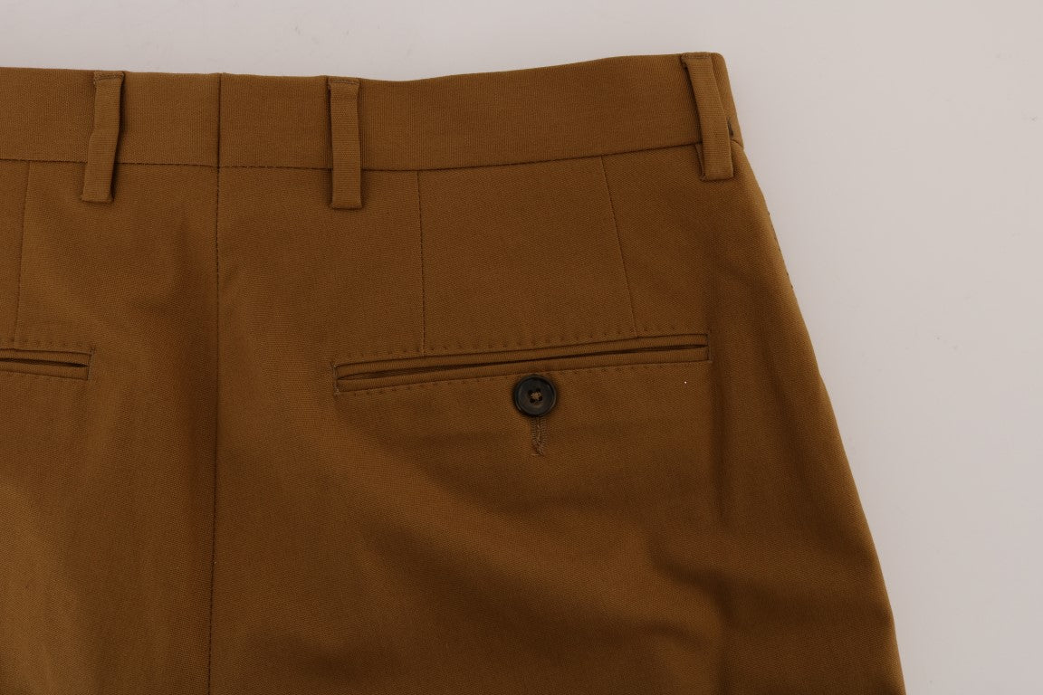 Elegant Brown Formal Trousers for Men