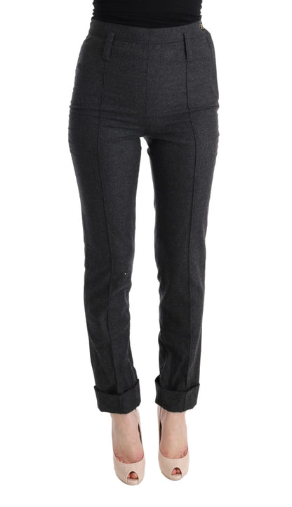 Chic Gray Casual Skinny Pants