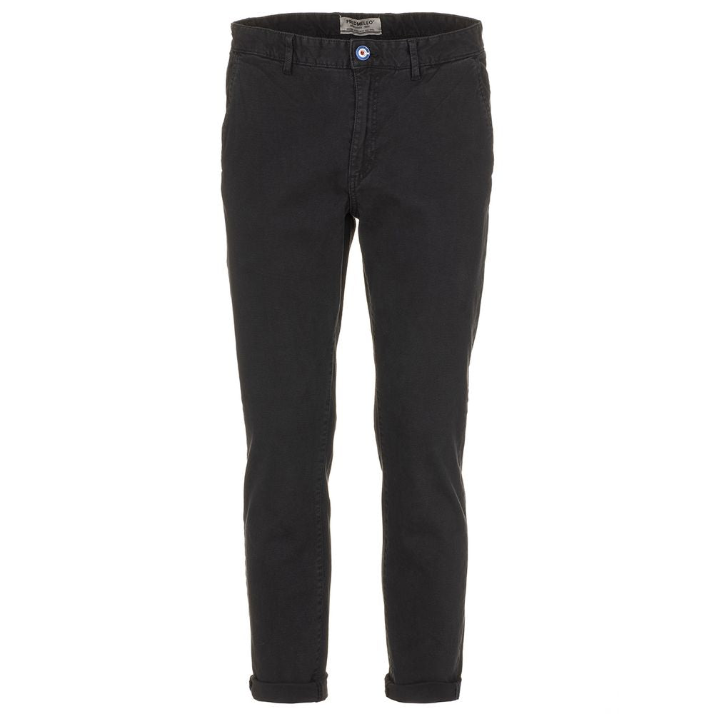 Elegant Four-Pocket Cotton Pants