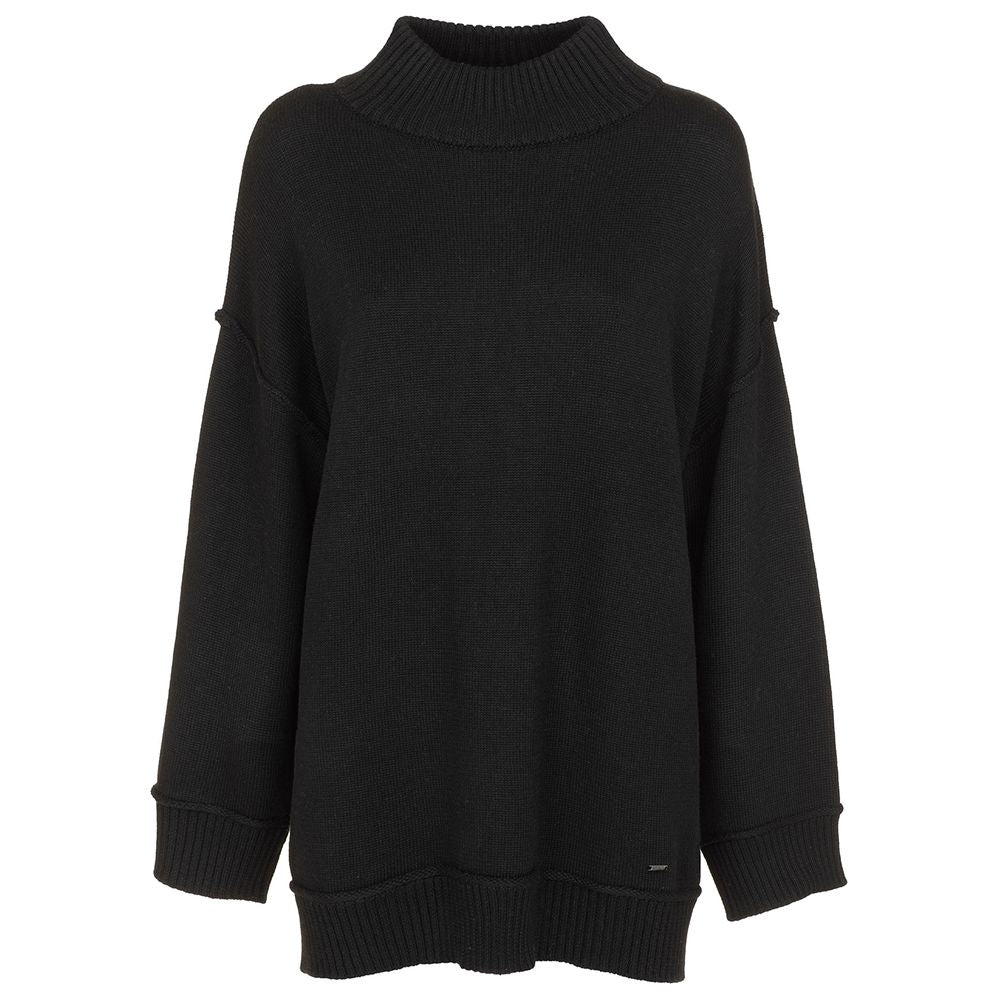 Elegant Turtleneck Wool-Blend Sweater