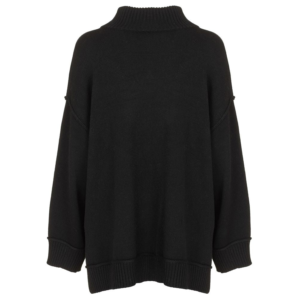 Elegant Turtleneck Wool-Blend Sweater