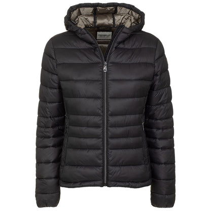 Chic Hooded Short Down Jacket in Black