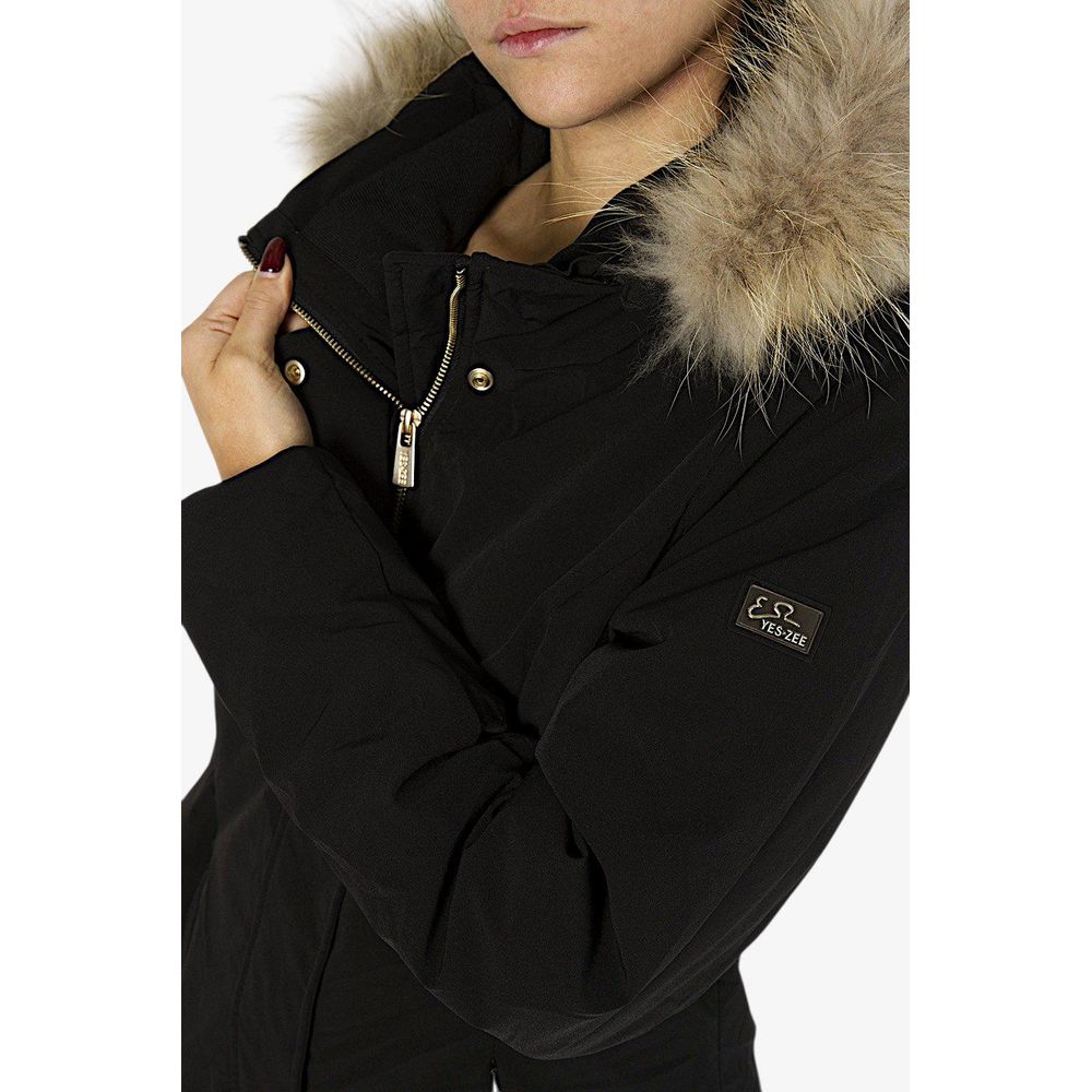 Elegant Goose Down Hooded Jacket