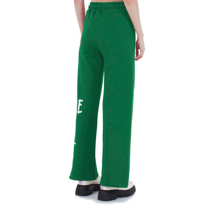 Chic Cotton Track Pants with Dual Logo Detailing