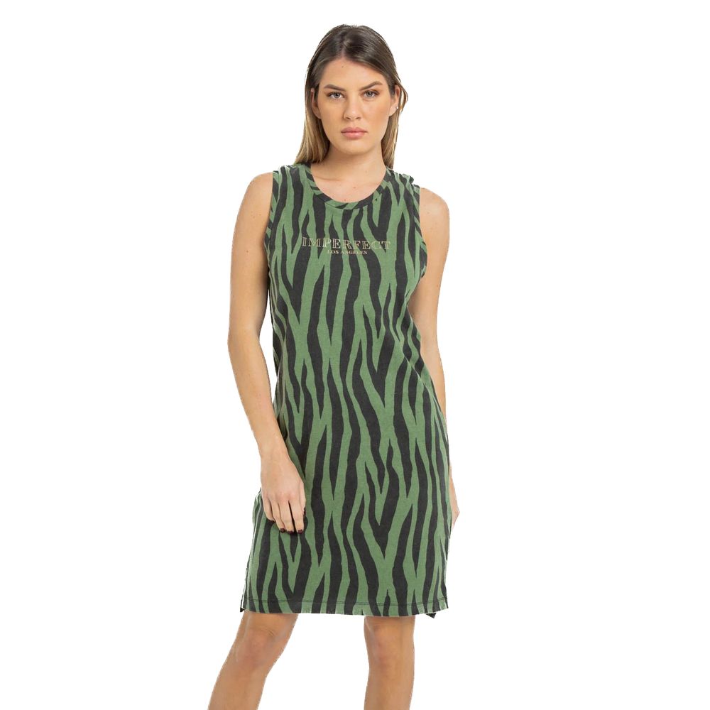 Emerald Summer Cotton Camisole Dress