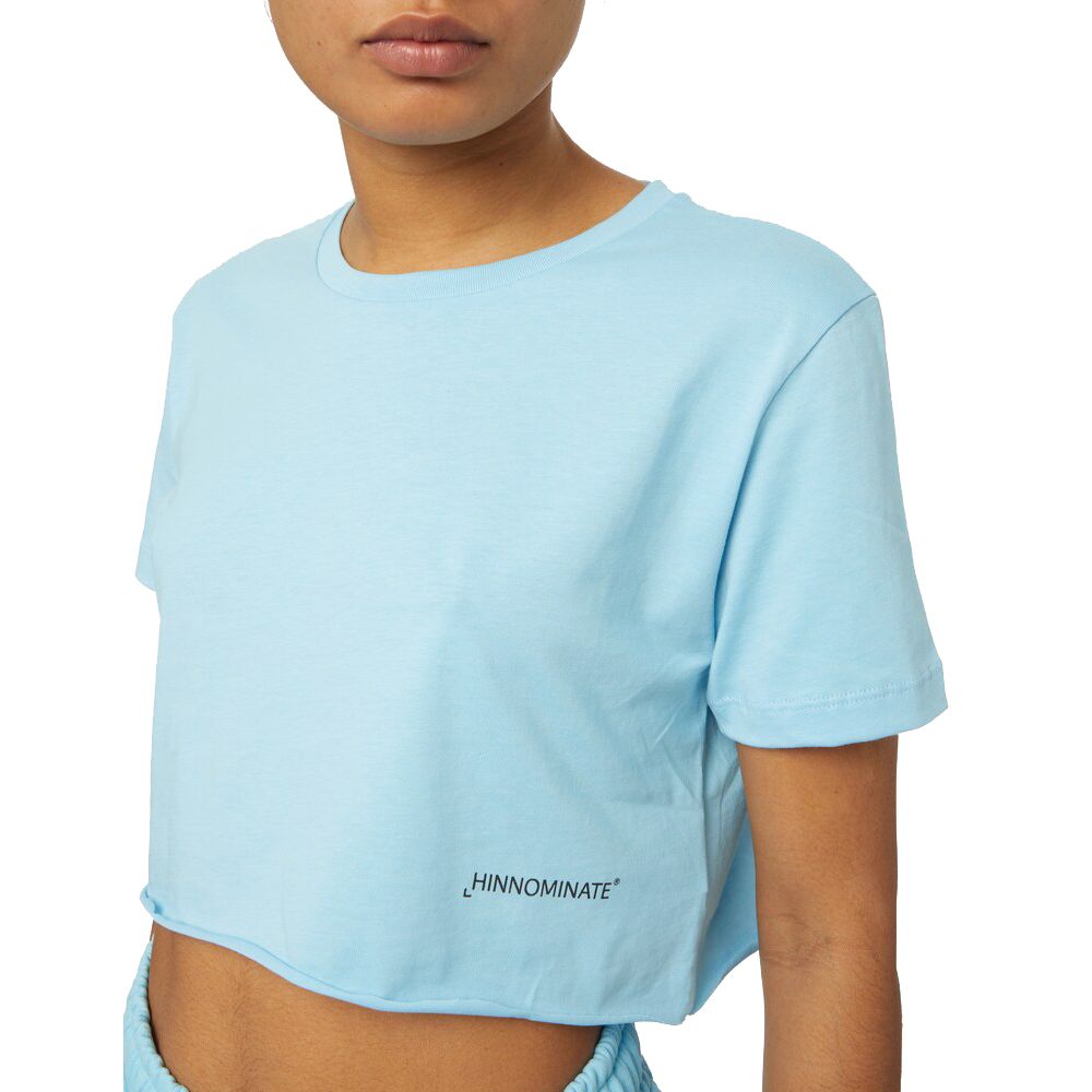 Elegant Light Blue Cotton Tee