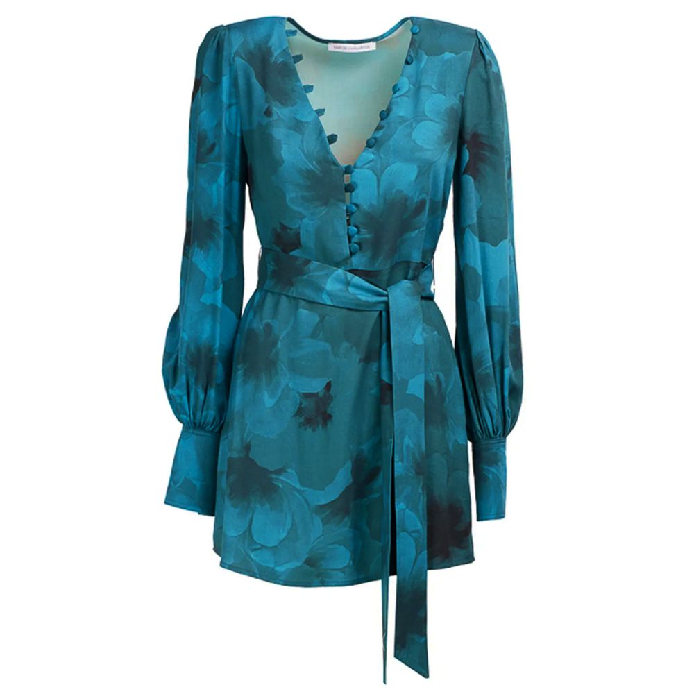 Blue Viscose Dress