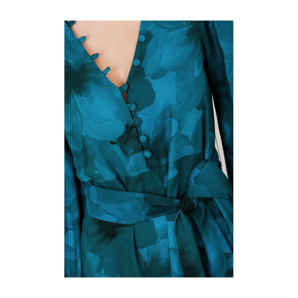 Blue Viscose Dress