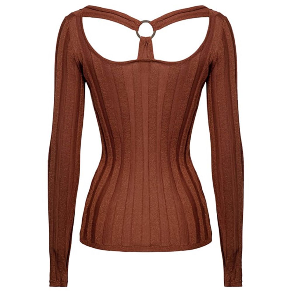 Brown Viscose Sweater