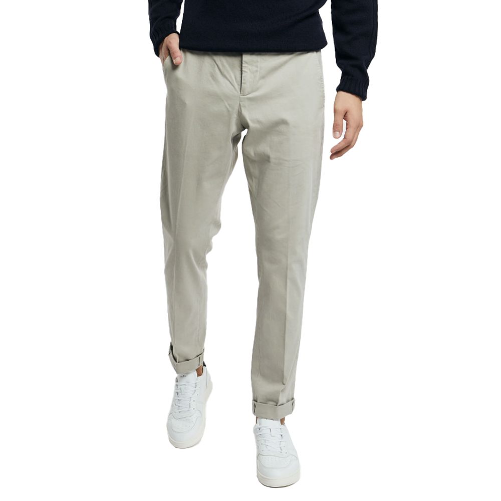 Chic Gray Gaubert Chino Trousers