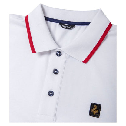 Contrast Collar Cotton Polo Shirt