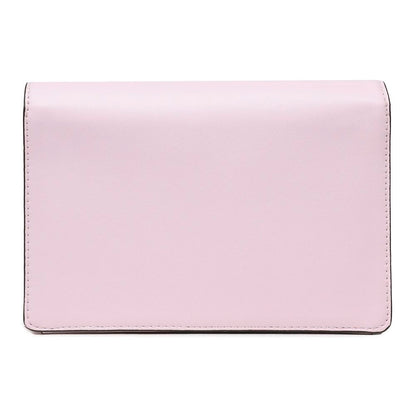 Chic Faux Leather Shoulder Bag in Pink