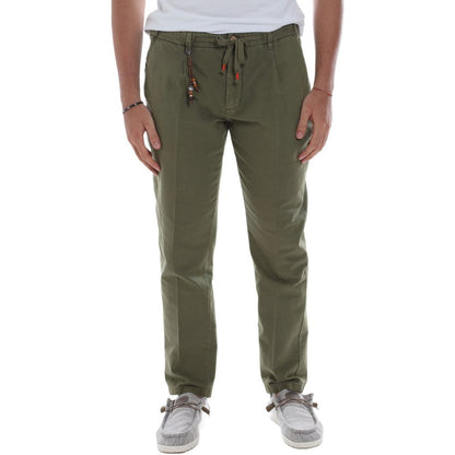 Elastic Waist Soft Cotton Trousers