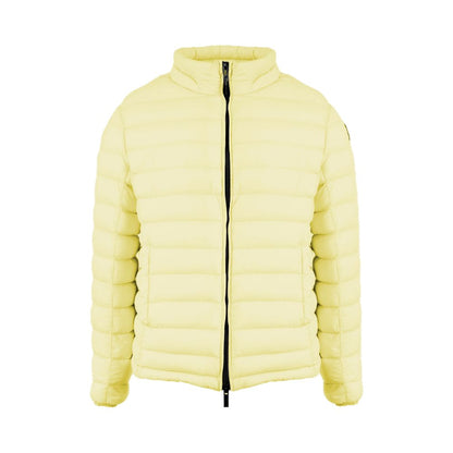 Chic Yellow Nylon Down Jacket