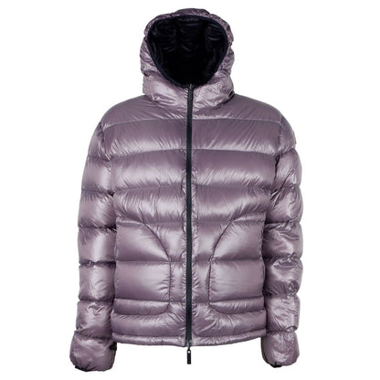 Reversible Hooded Down Jacket - Dual Tone Luxury