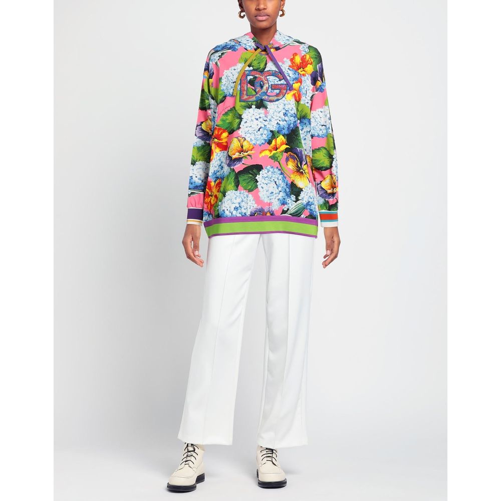 Iconic Floral Viscose Hoodie