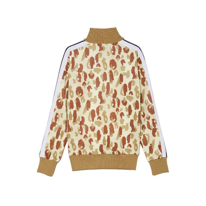 Camouflage Turtleneck Zip-up Jacket