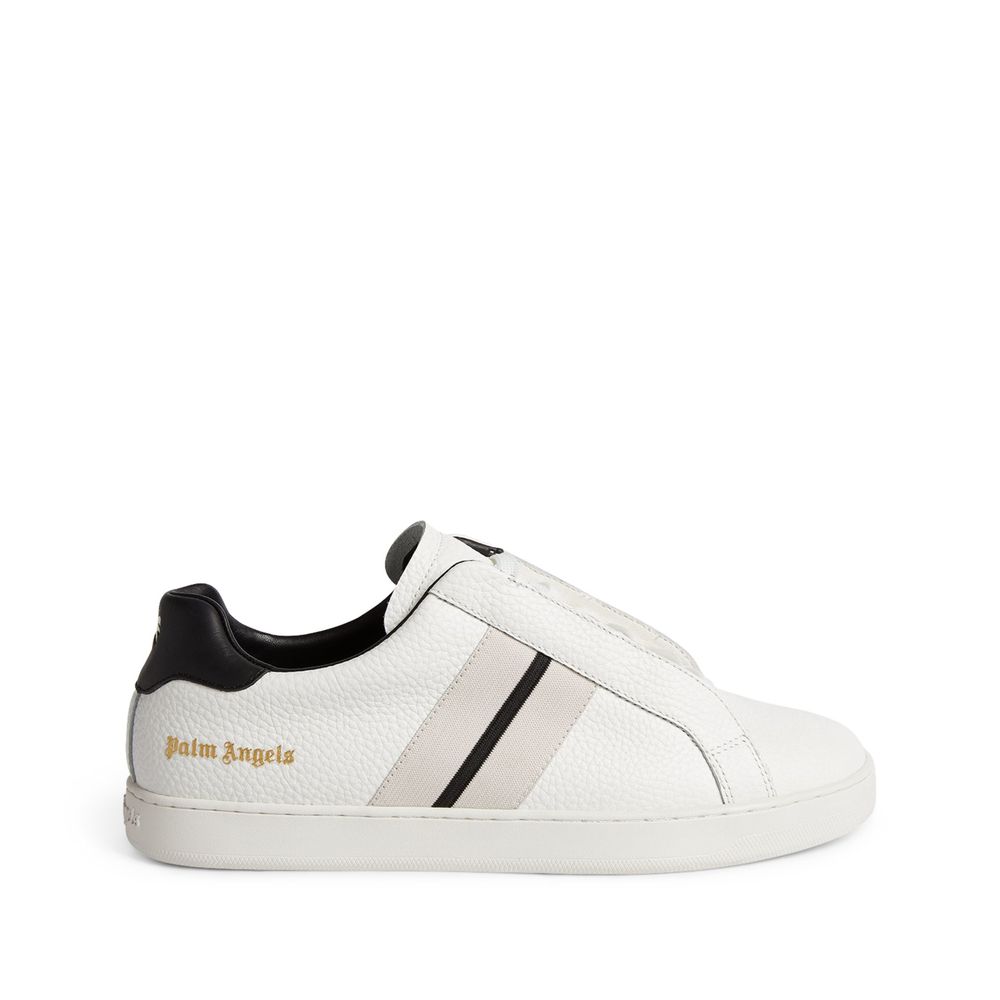 Elegant White Leather Unisex Sneakers