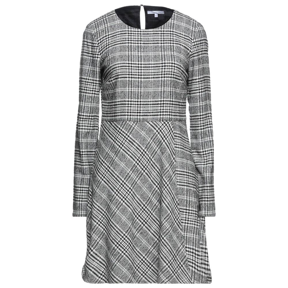 Chic Prince of Wales Check Short Dress