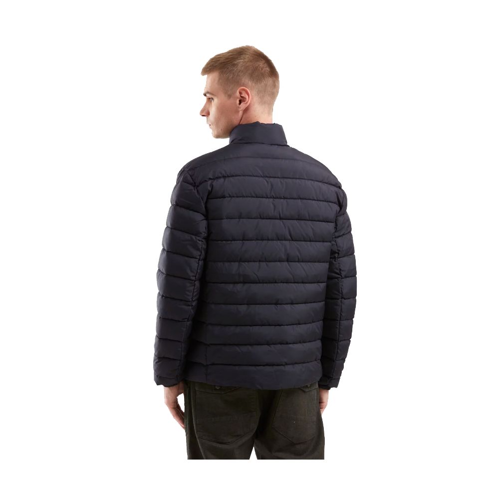 Blue Padded Nylon Men's Jacket