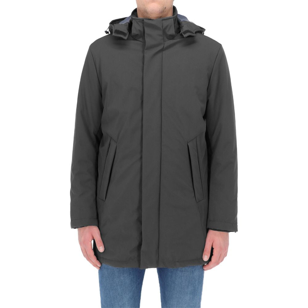 Sleek Tech Parka For Elegant Warmth