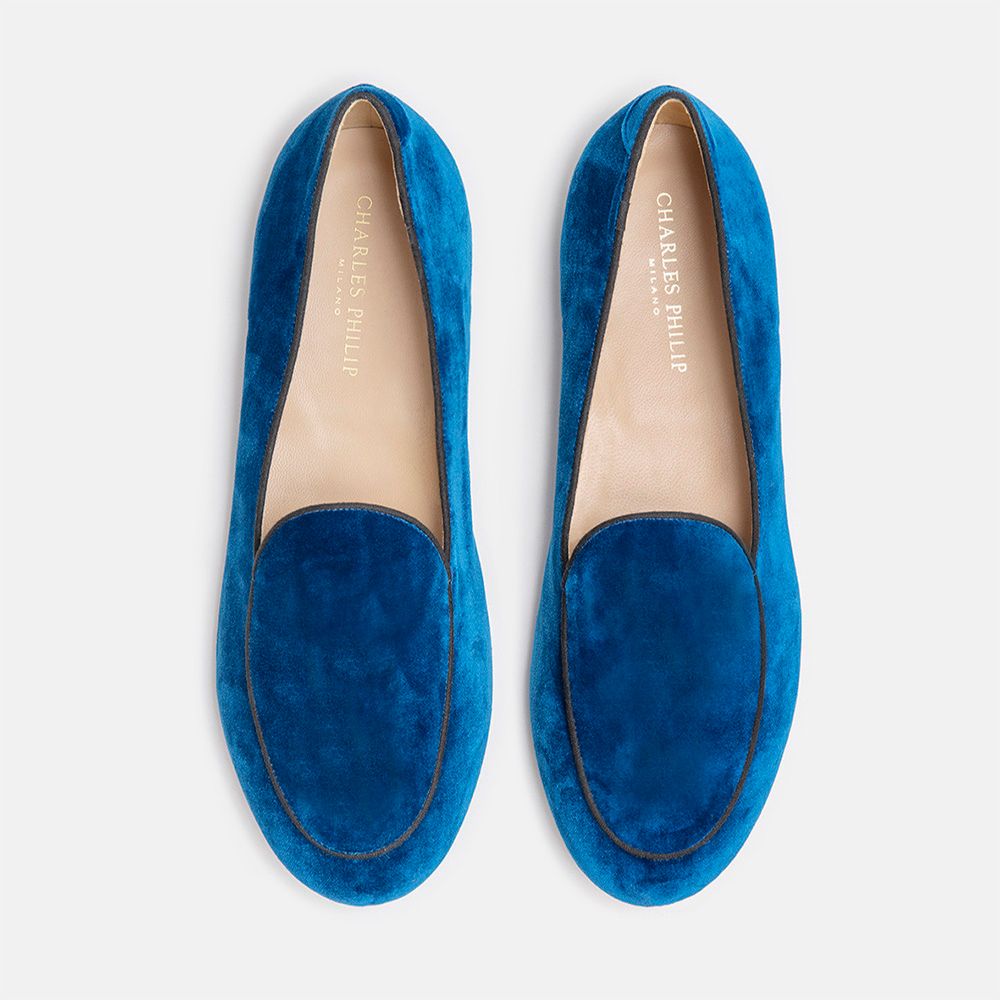 Elegant Velvet Matteo Moccasins