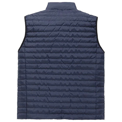 Elegant Men's Down Vest in Sumptuous Blue